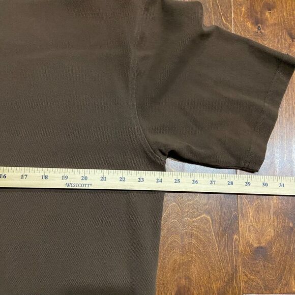 Enyce Vintage Y2K Baggy Giant Logo Brown Embroidered Polo Shirt Mens Size XXL - Picture 7 of 8